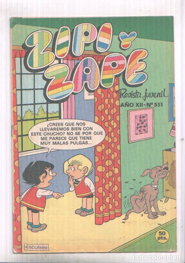 C&oacute;mics: Zipi y Zape semanal numero 551 (numerado 2 en trasera) - Varios
