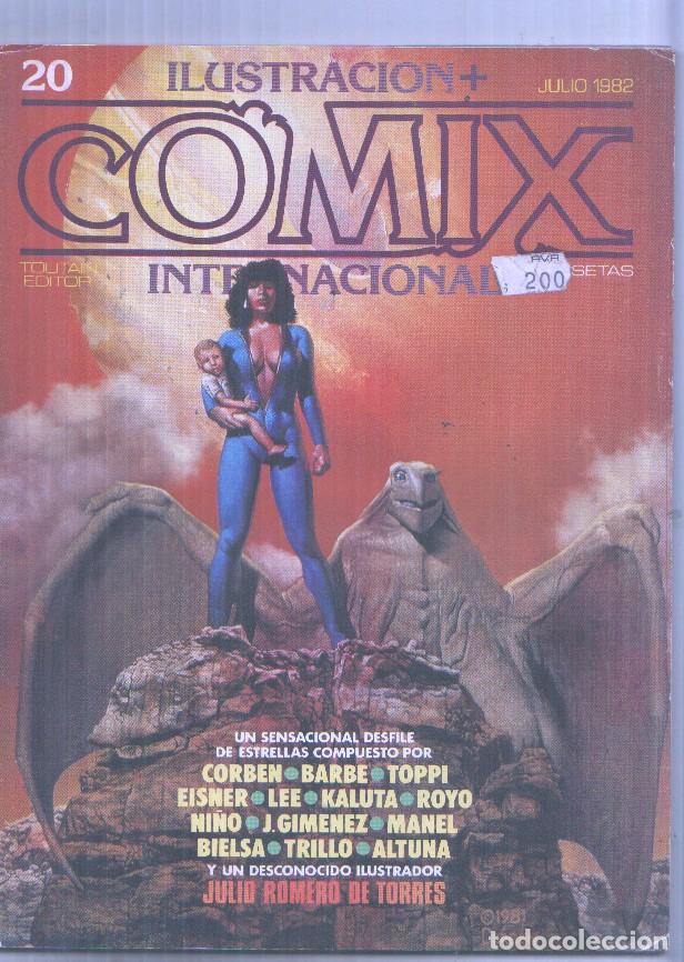 Comics: Ilustracion + Comix numero 20 con pegatina pvp tienda en cubierta - Varios