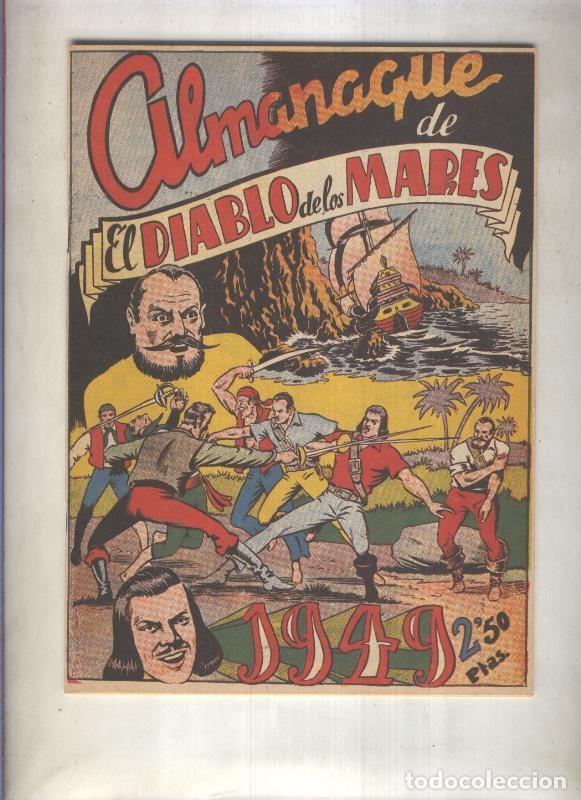 C&oacute;mics: Facsimil: El Diablo de los Mares almanaque para 1949 - Ferrando
