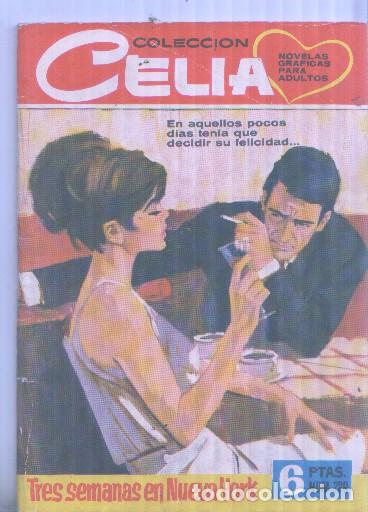 Comics: Coleccion Celia numero 229: Tres semanas en Nueva York, dibujo de A.Carde -