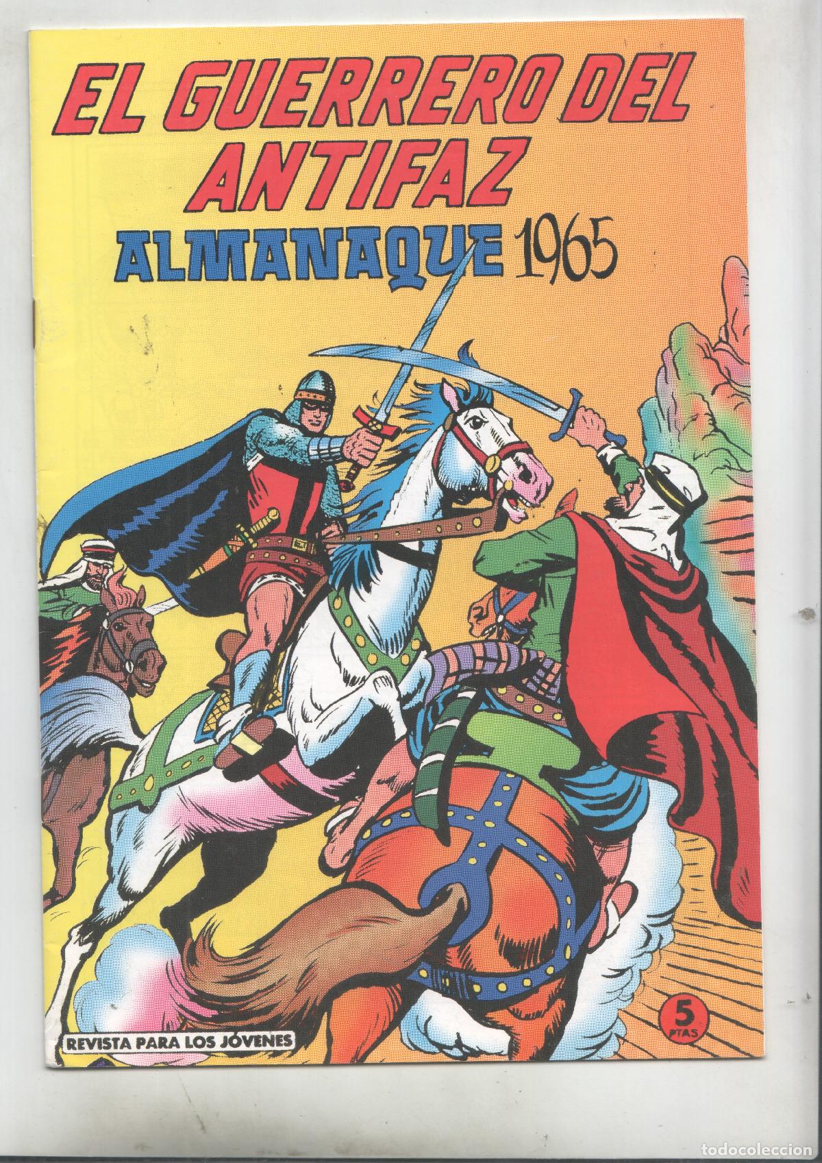 C&oacute;mics: Facsimil: almanaque 1965 de El Guerrero del Antifaz -
