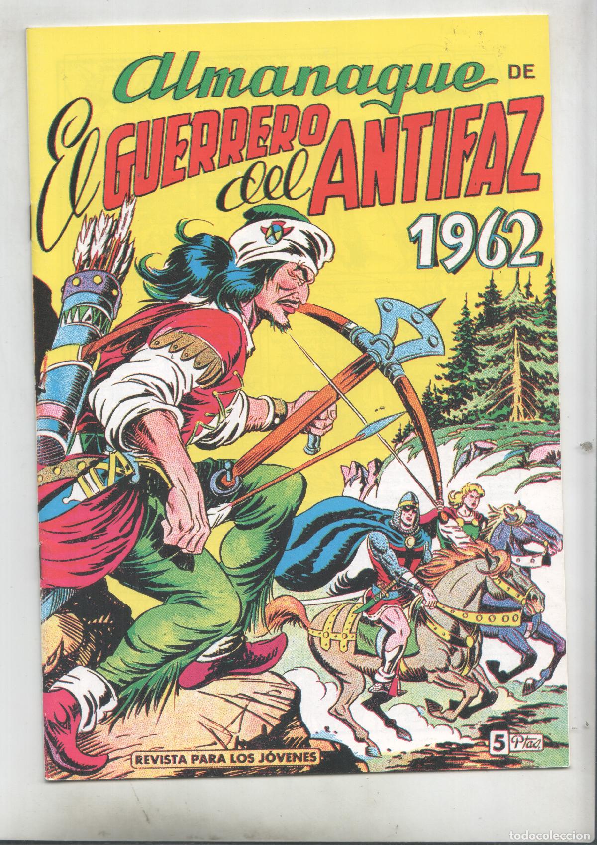 C&oacute;mics: Facsimil: almanaque 1962 de El Guerrero del Antifaz -