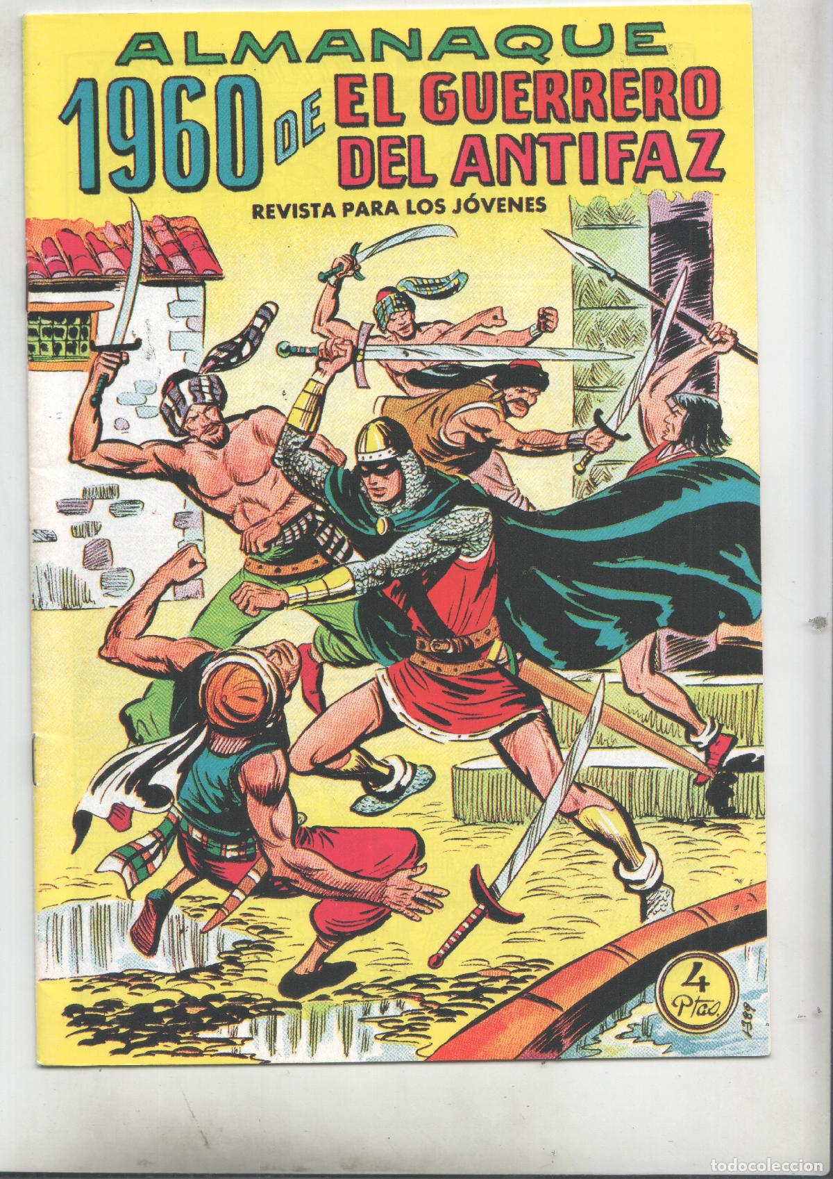 C&oacute;mics: Facsimil: almanaque 1960 de El Guerrero del Antifaz -