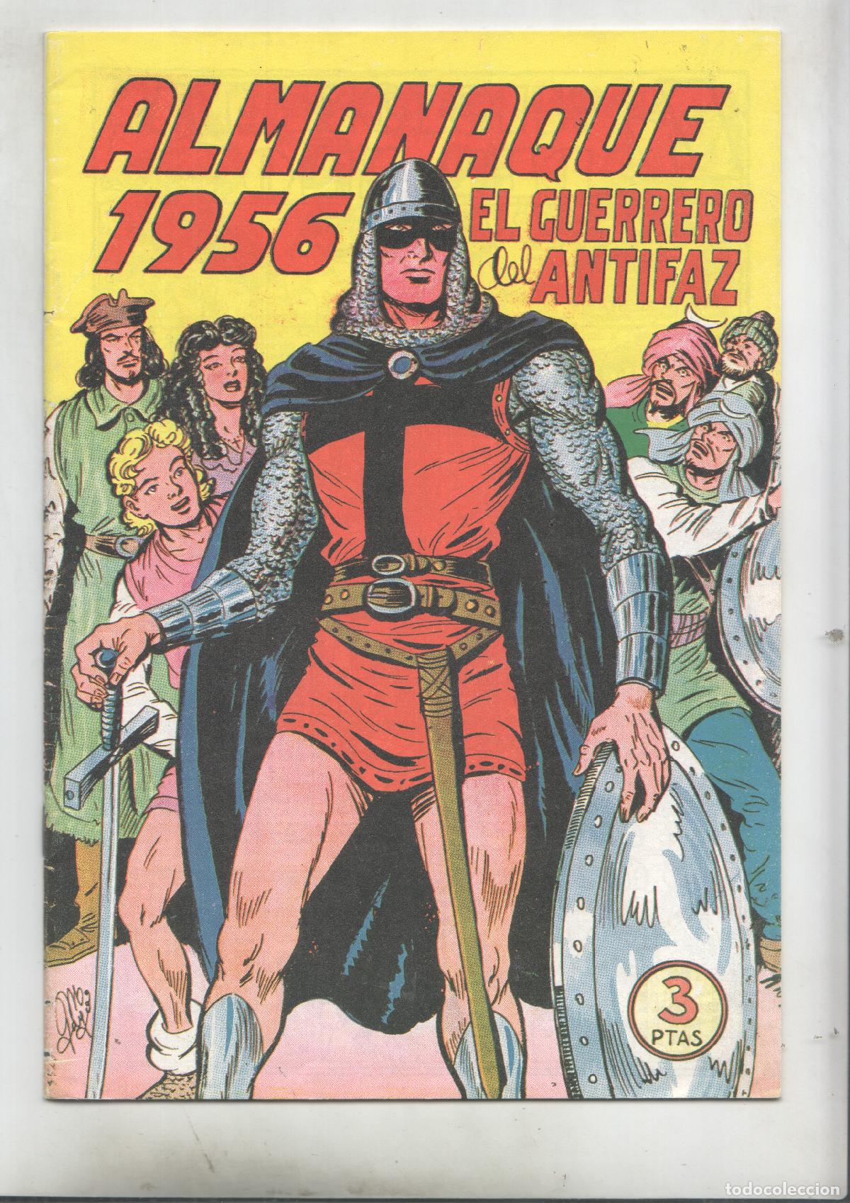 C&oacute;mics: Facsimil: almanaque 1956 de El Guerrero del Antifaz -