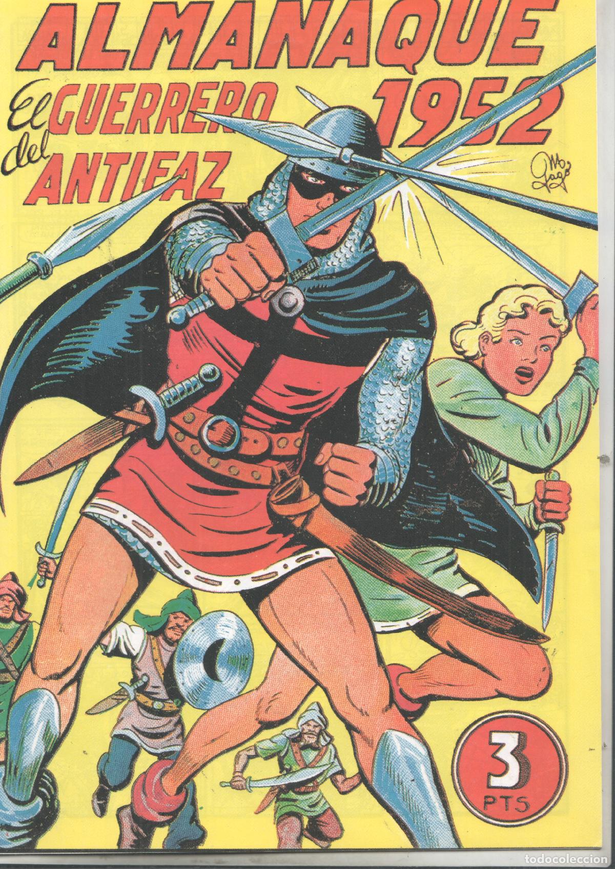C&oacute;mics: Facsimil: almanaque 1952 de El Guerrero del Antifaz -