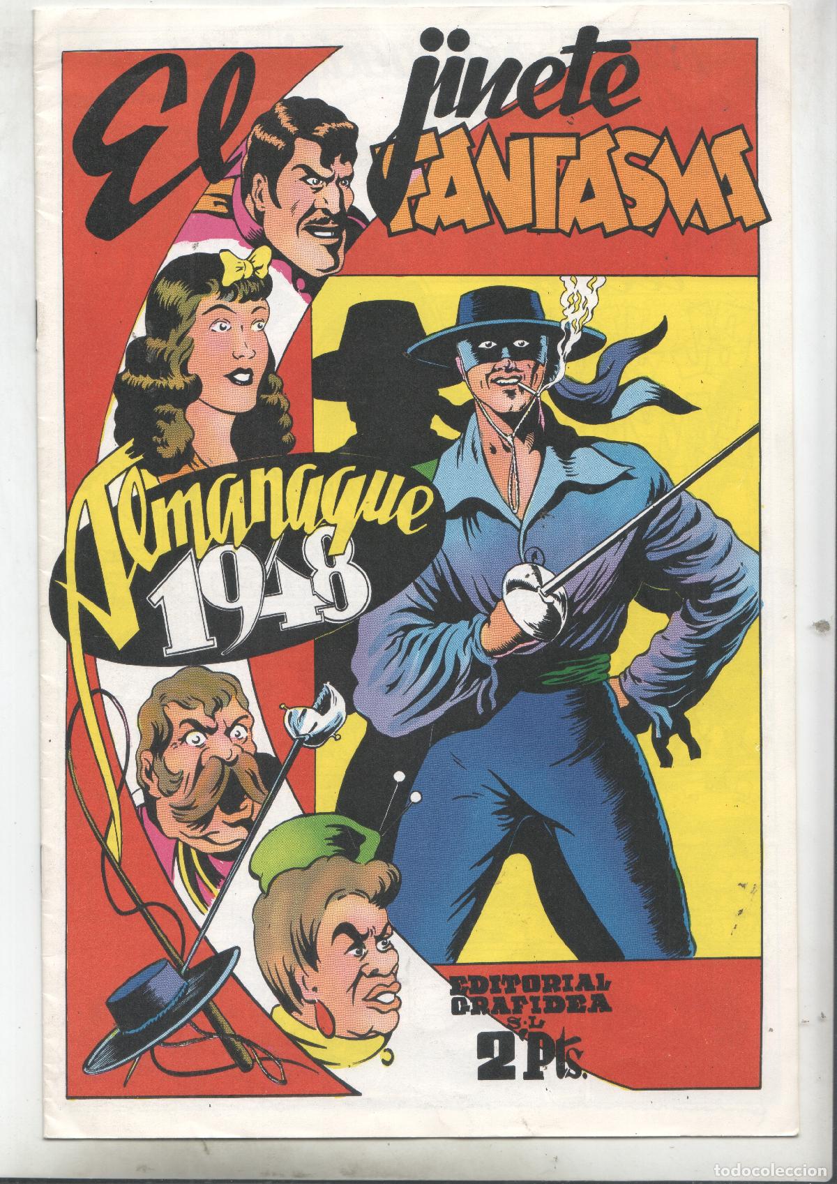 C&oacute;mics: Facsimil: almanaque 1948 de El Jinete Fantasma -