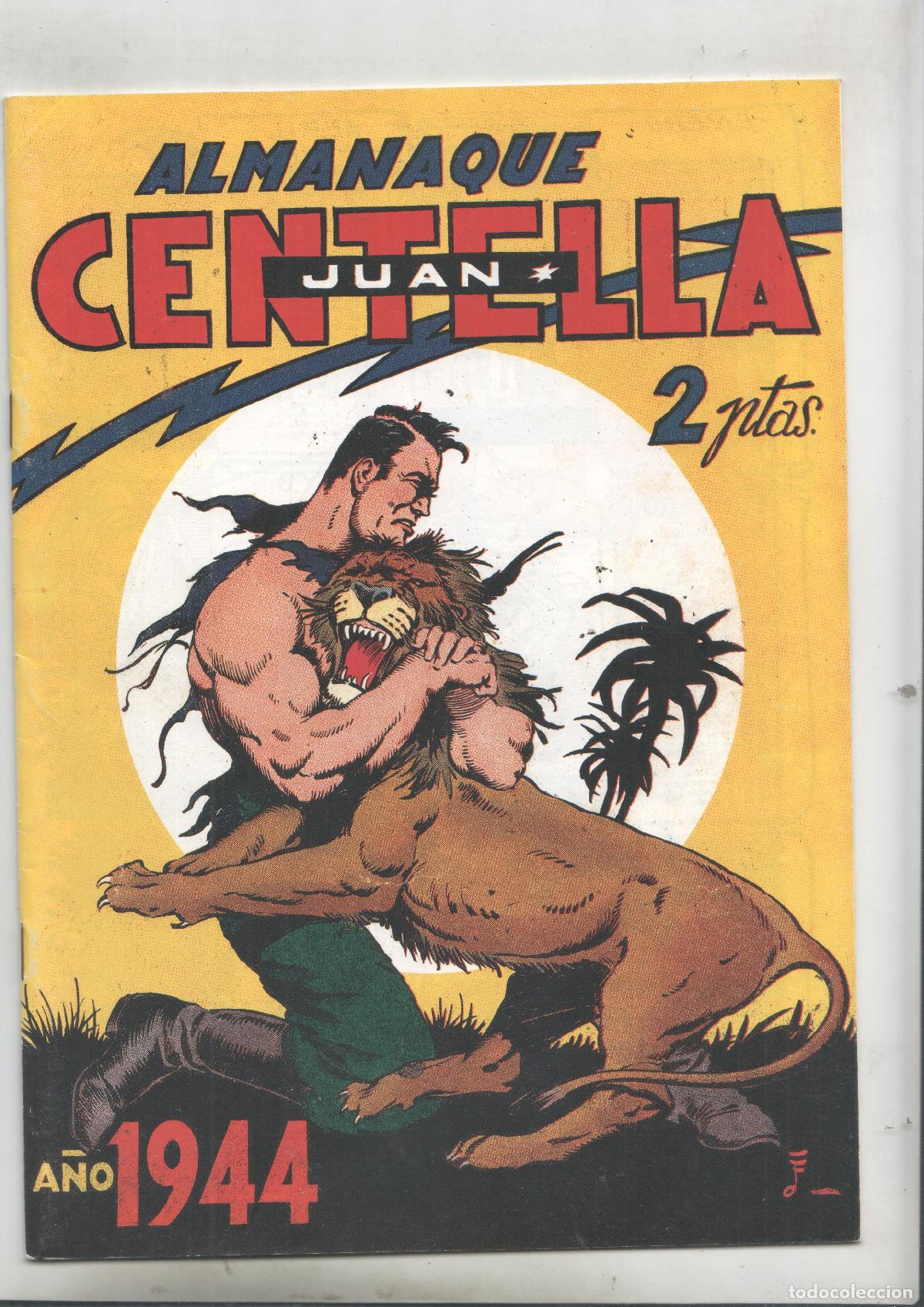 C&oacute;mics: Facsimil: almanaque 1944 de Juan Centella -