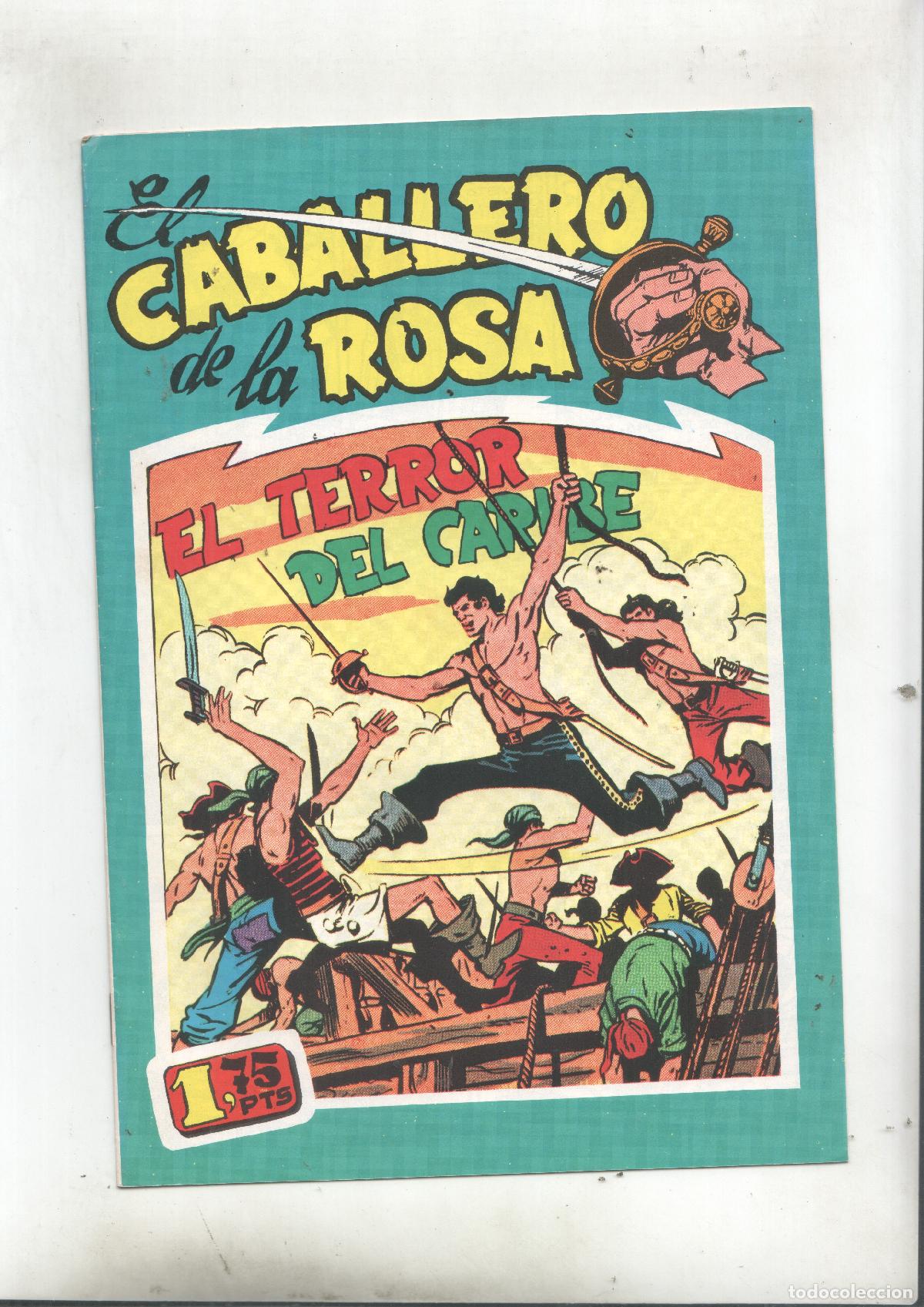 Comics: Facsimil: El caballero de la rosa numero 6: El terror del caribe - Leopoldo Ortiz