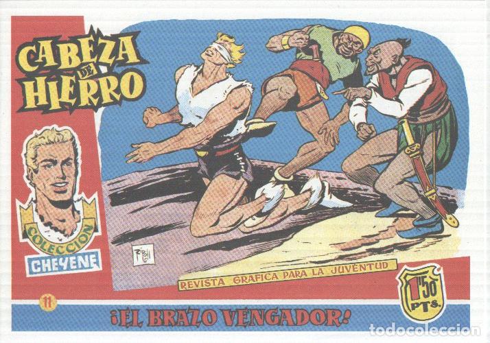 C&oacute;mics: Facsimil: Cabeza de Hierro numero 11: El brazo vengador - Ripoll