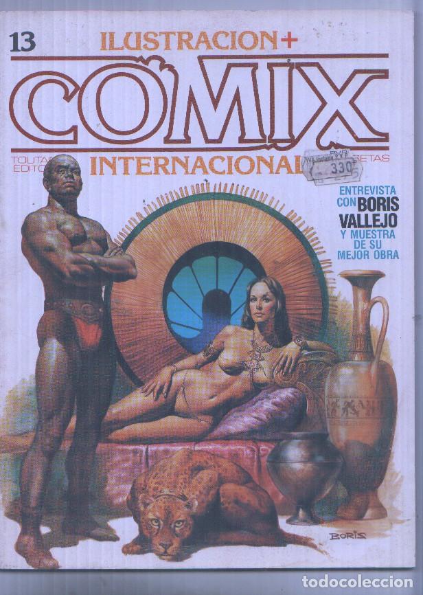 Comics: Ilustracion + Comix numero 13, con pegatina pvp venta tienda en cubierta - Varios