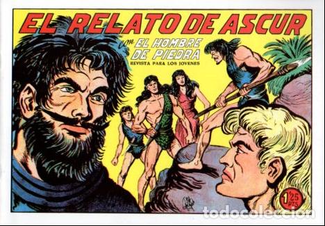 Comics: V10362 Facsimil: El Hombre de Piedra numero 196. El relato de Ascur - Varios