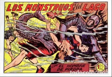 Comics: V10392 Facsimil: El Hombre de Piedra numero 166. Los Monstruos del Lago - Varios