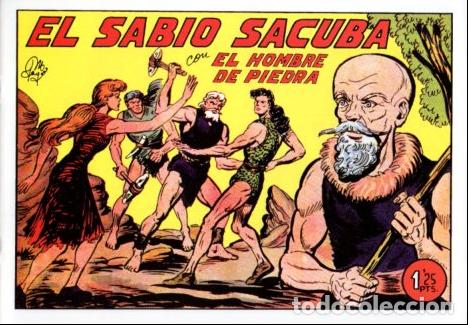 Comics: V10390 Facsimil: El Hombre de Piedra numero 168. El Sabio Sacuba - Varios