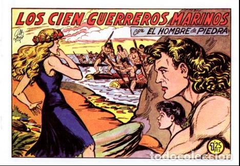 Comics: V10402 Facsimil: El Hombre de Piedra numero 156. Los Cien Guerreros - Varios