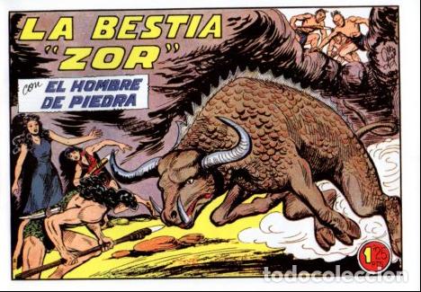 C&oacute;mics: V10415 Facsimil: El Hombre de Piedra numero 143. La Bestia Zor - Varios