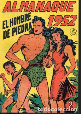Comics: V10422 Facsimil: El Hombre de Piedra Almanaque 1952 - Varios