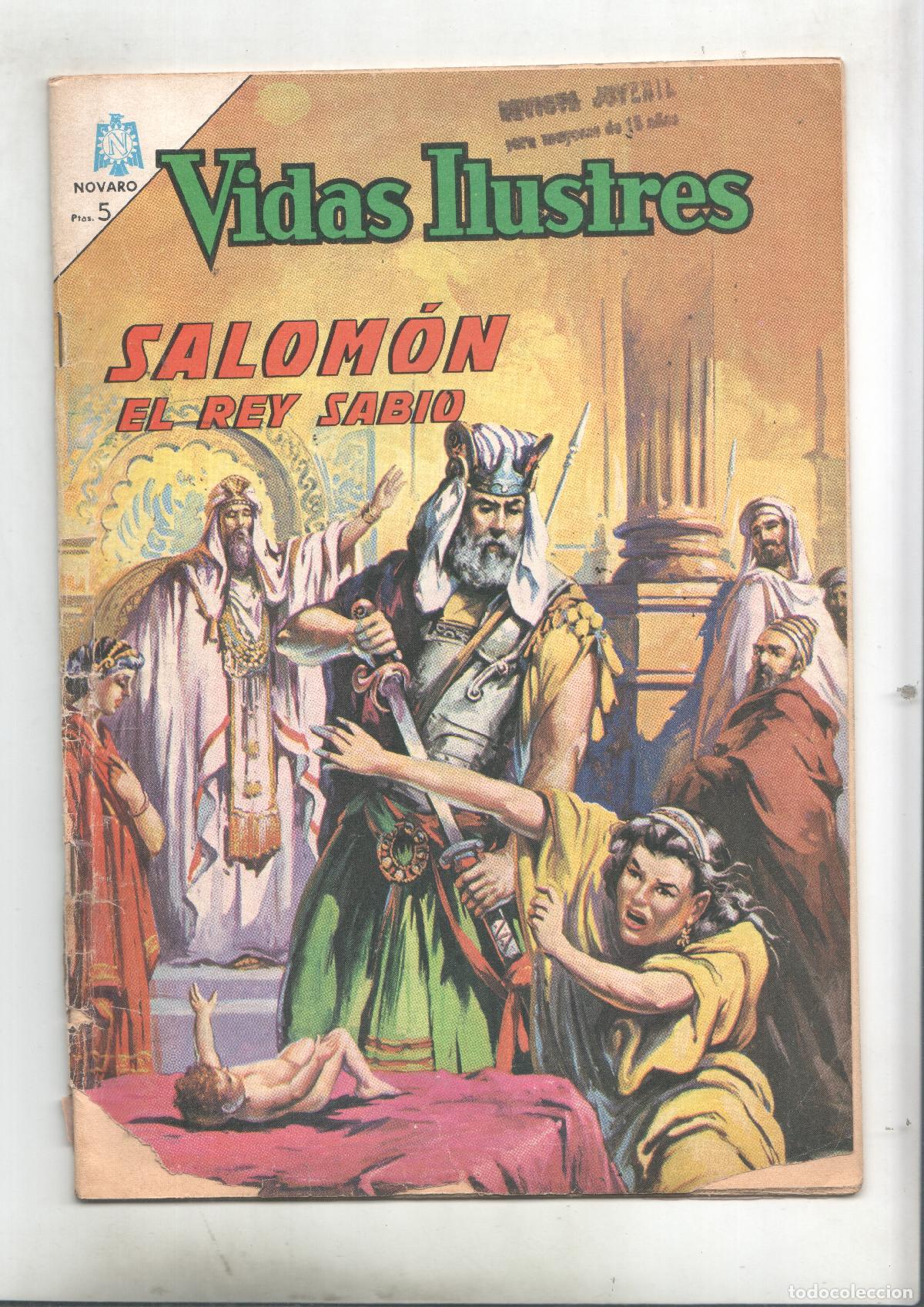 Comics : Novaro: Vilas ilustres numero 127: Salomon el rey sabio -
