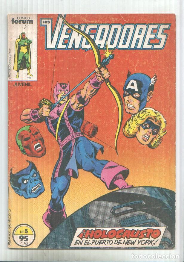 Comics: Planeta: Los Vengadorrs volumen 1 numero 05: Holocausto en el puerto de Nueva York - varios