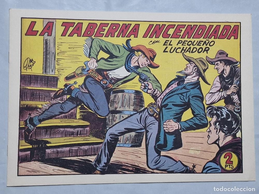 C&oacute;mics: Facsimil: El peque&ntilde;o luchador n&ordm;227 - La taberna incediada - Manuel Gago