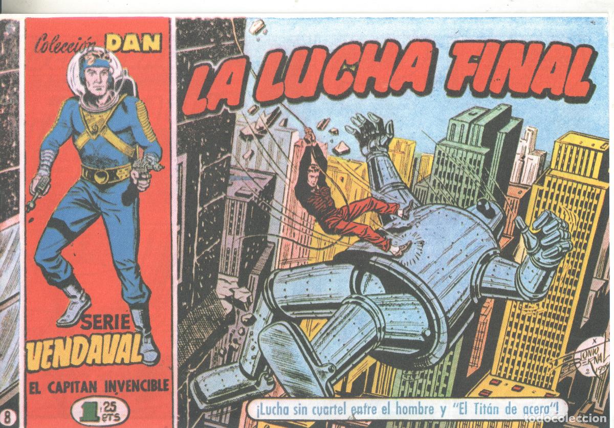 C&oacute;mics: Facsimil: Vendaval el capitan invencible numero 08 La lucha final - Antonio Bernal