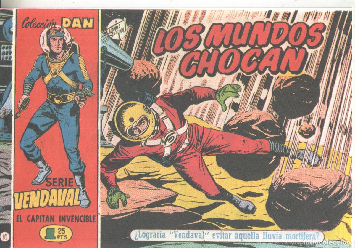 C&oacute;mics: Facsimil: Vendaval el capitan invencible numero 10: Los mundos chocan - Antonio Bernal