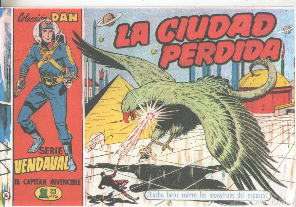 Comics: Facsimil: Vendaval el capitan invencible numero 14: La ciudad perdida - Antonio Bernal