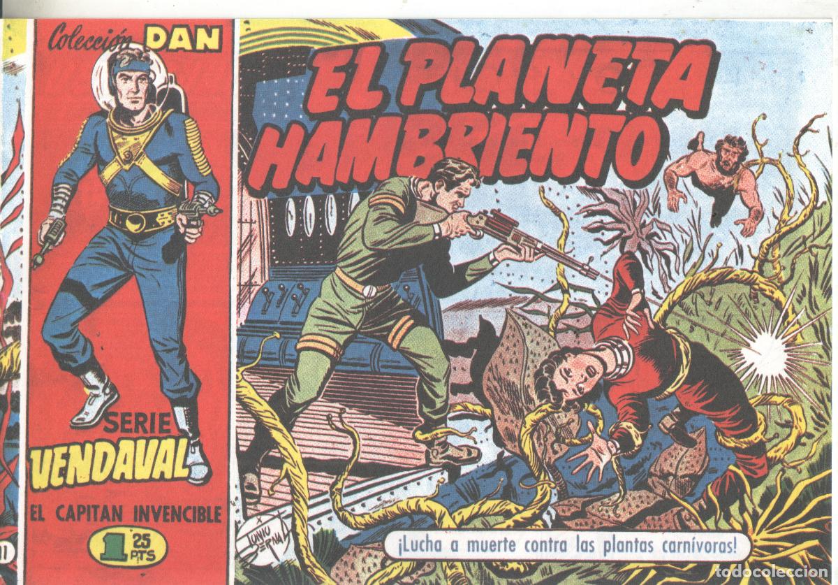 C&oacute;mics: Facsimil: Vendaval el capitan invencible numero 11: El planeta hambriento - Antonio Bernal