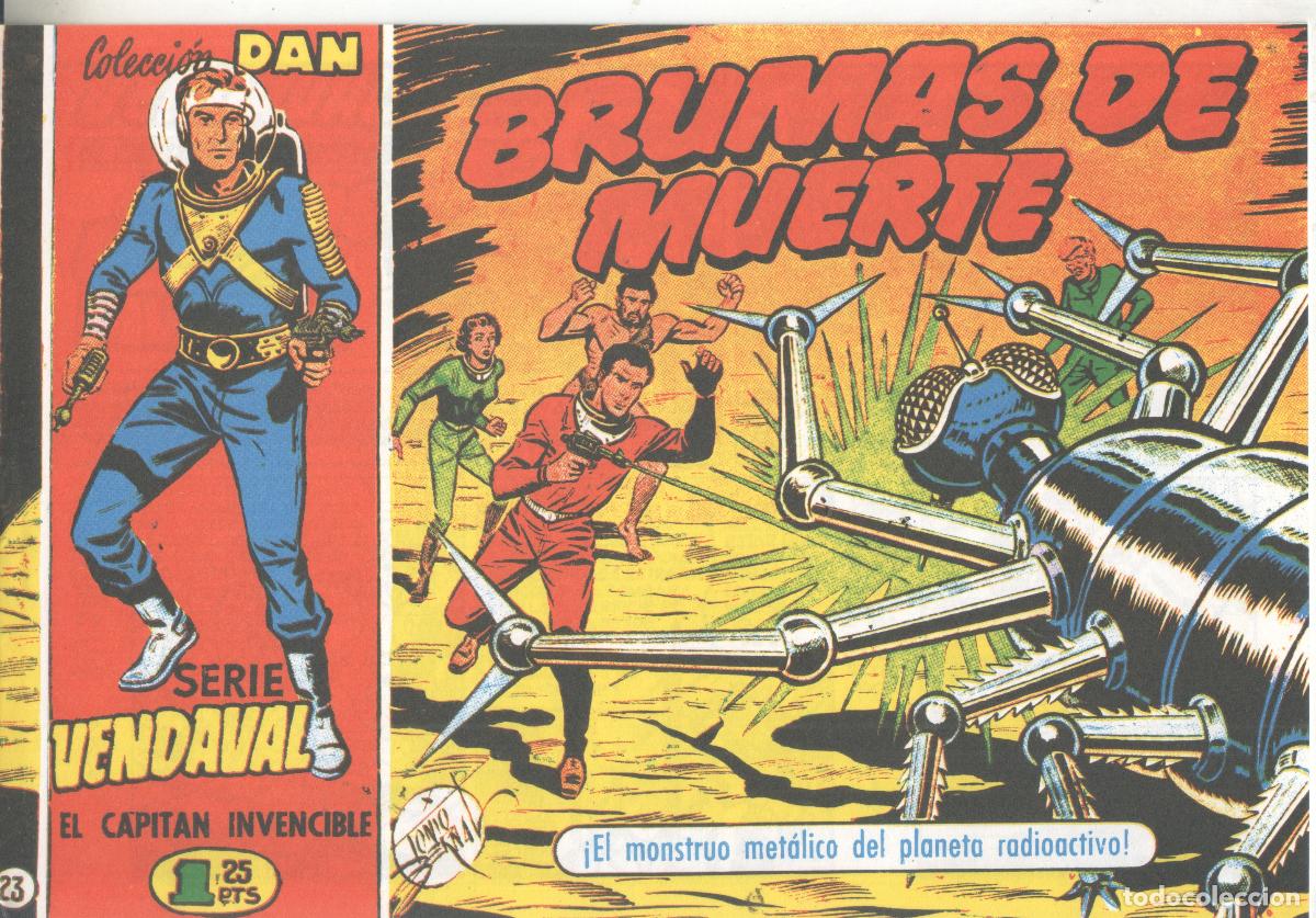 C&oacute;mics: Facsimil: Vendaval el capitan invencible numero 23: Brumas de muerte - Antonio Bernal