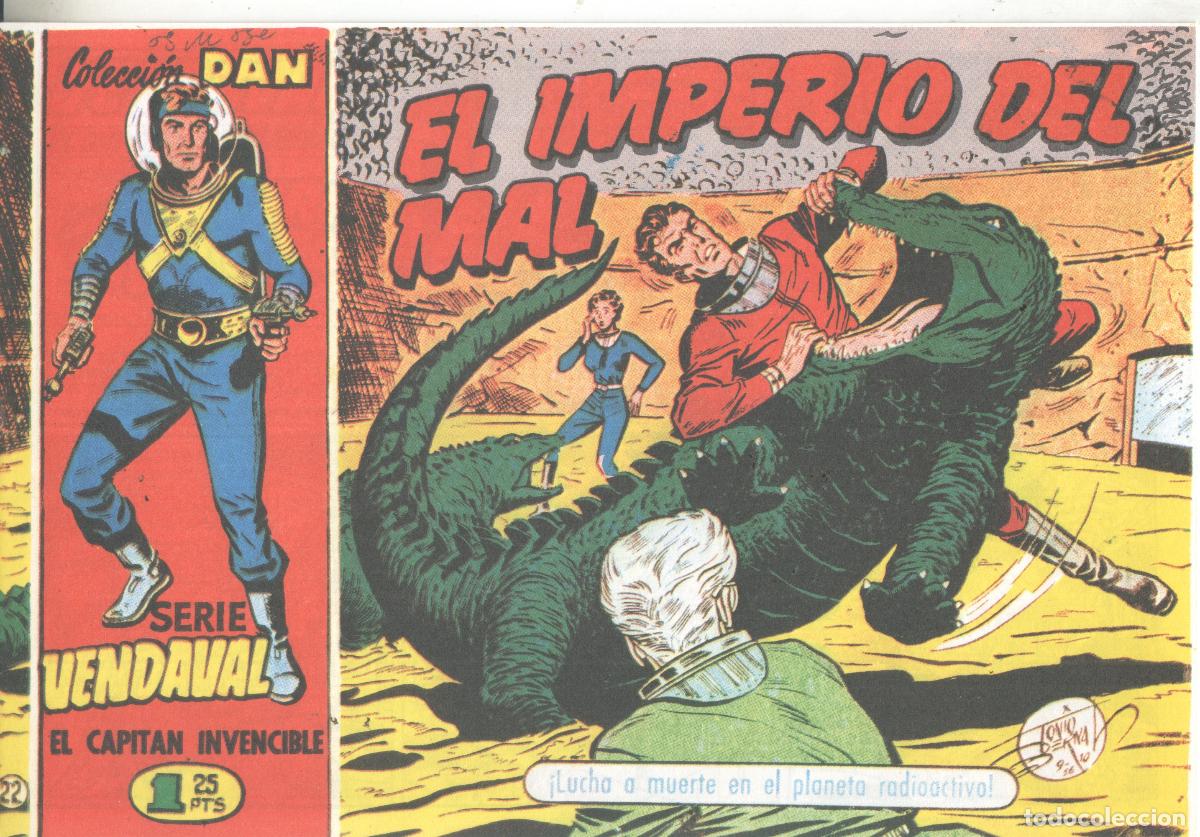 C&oacute;mics: Facsimil: Vendaval el capitan invencible numero 22: El imperio del mal - Antonio Bernal