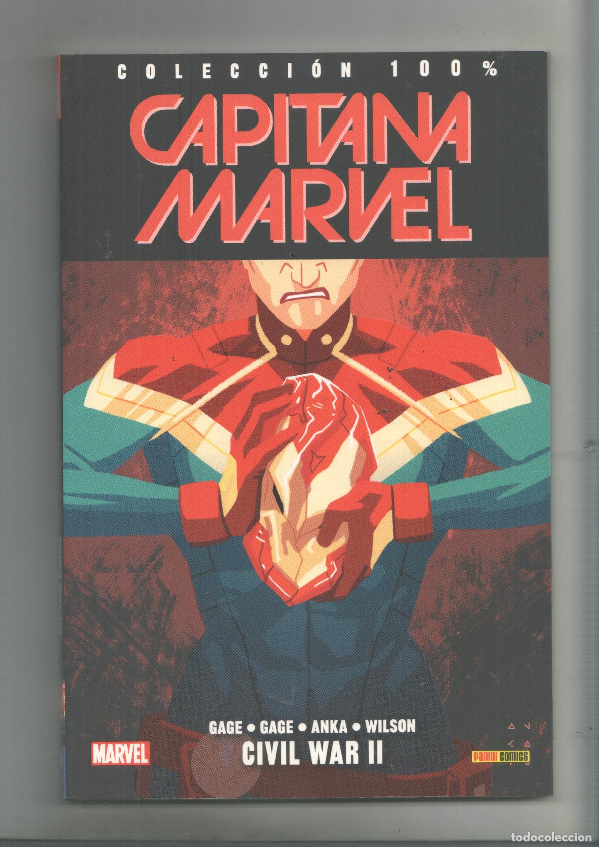 Comics: Panini: Coleccion 100%: Capitana Marvel numero 6: Civil War II - Gage, Anka, Wildson