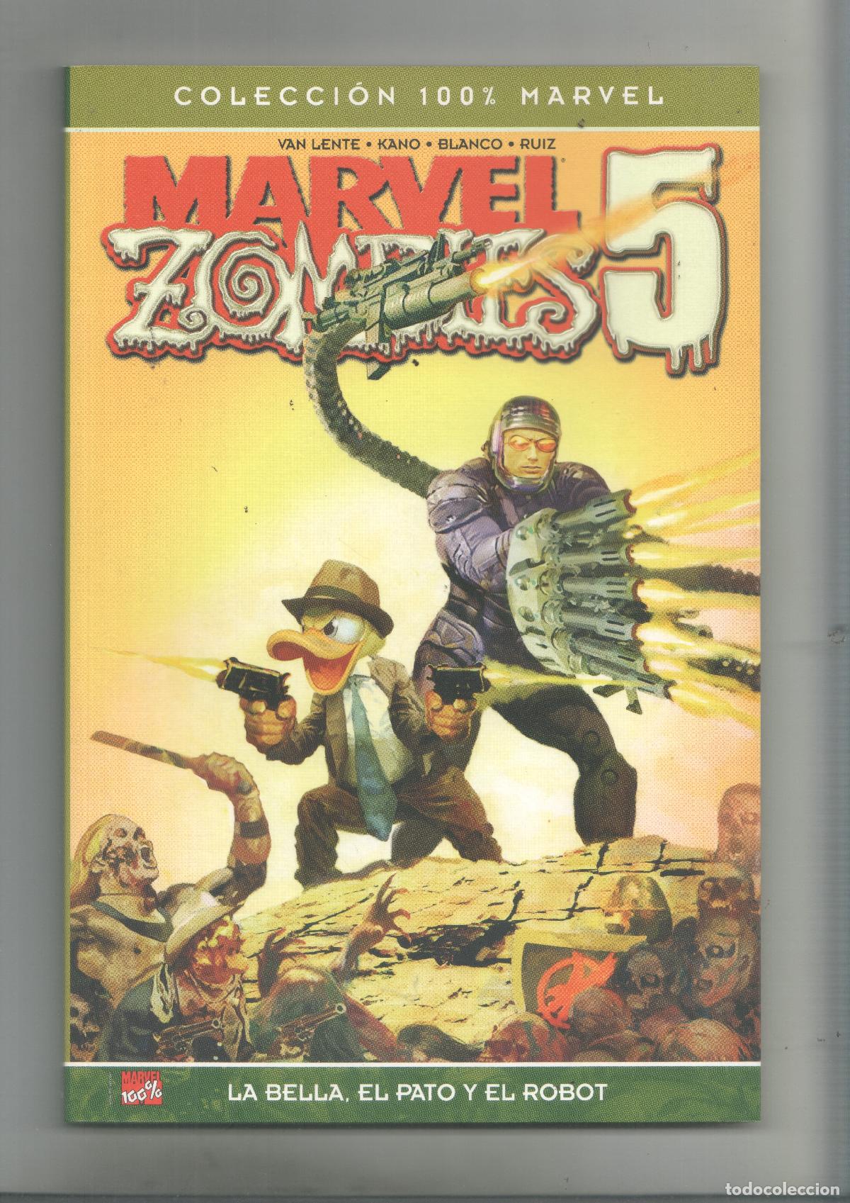 Comics: Panini: Coleccion 100%: Marvel Zombies 5: La bella, el pato y el robot - varios
