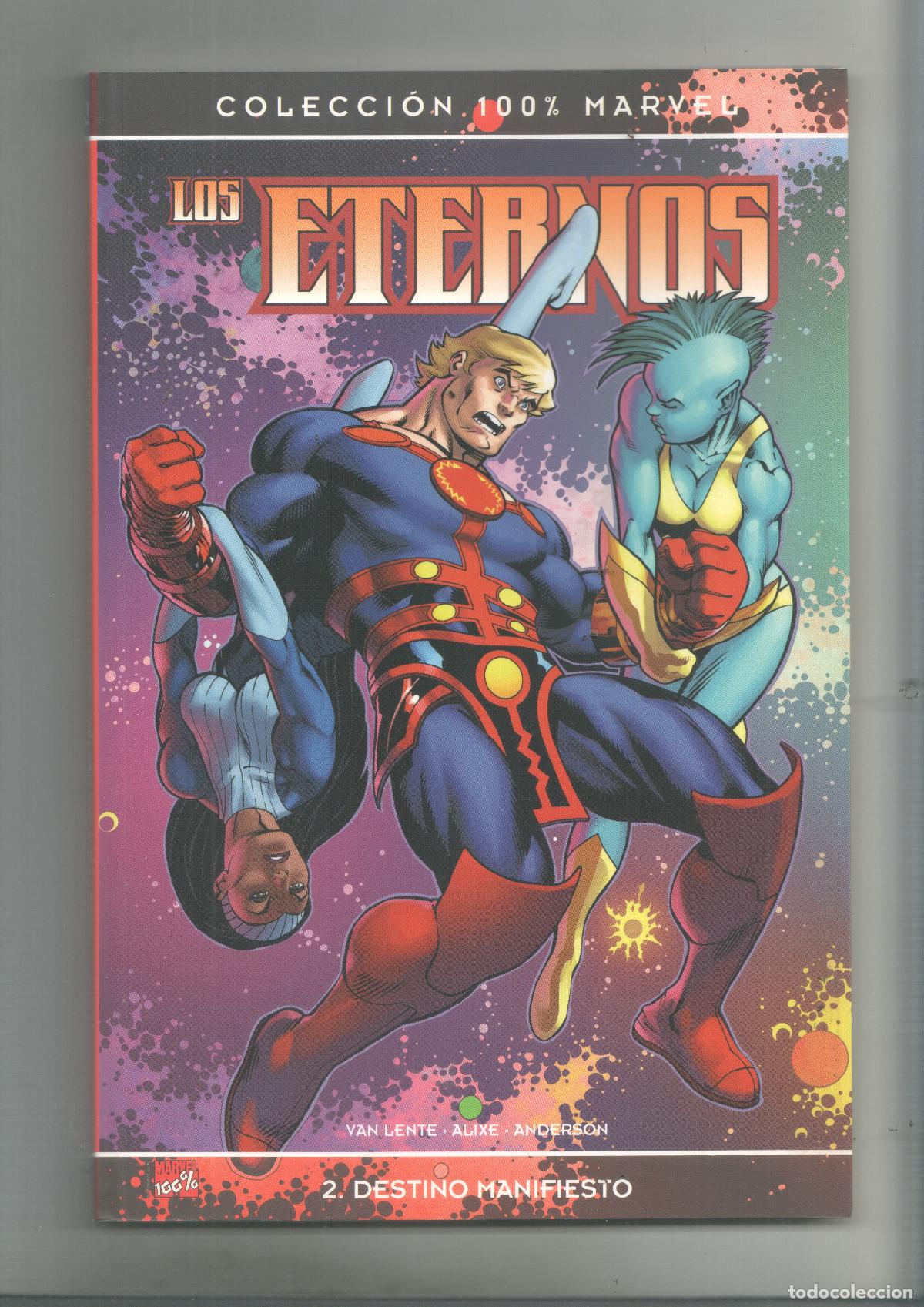 C&oacute;mics: Panini: Coleccion 100%: Los eternos volumen 2: Destino manifiesto - Van ente, Alixe, Anderson