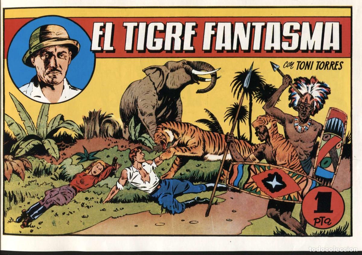 C&oacute;mics: Facsimil: Cazando fieras vivas numero 9: El tigre fantasma -