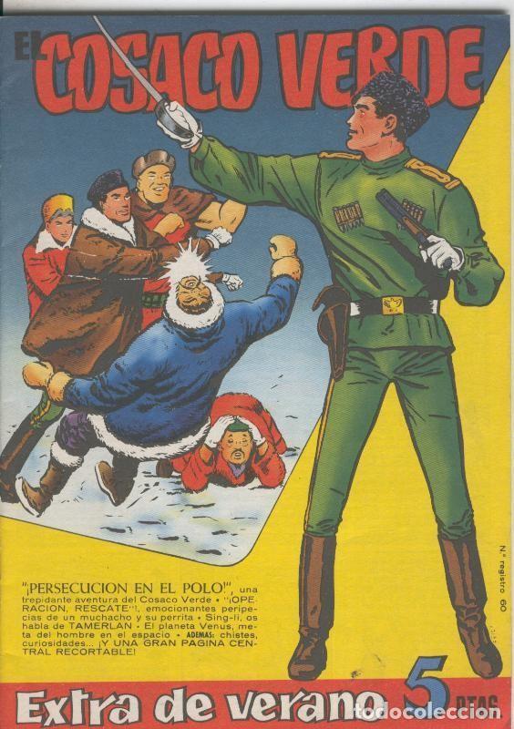 C&oacute;mics: El Cosaco Verde facsimil extra de verano: Persecucion en el polo norte - Varios