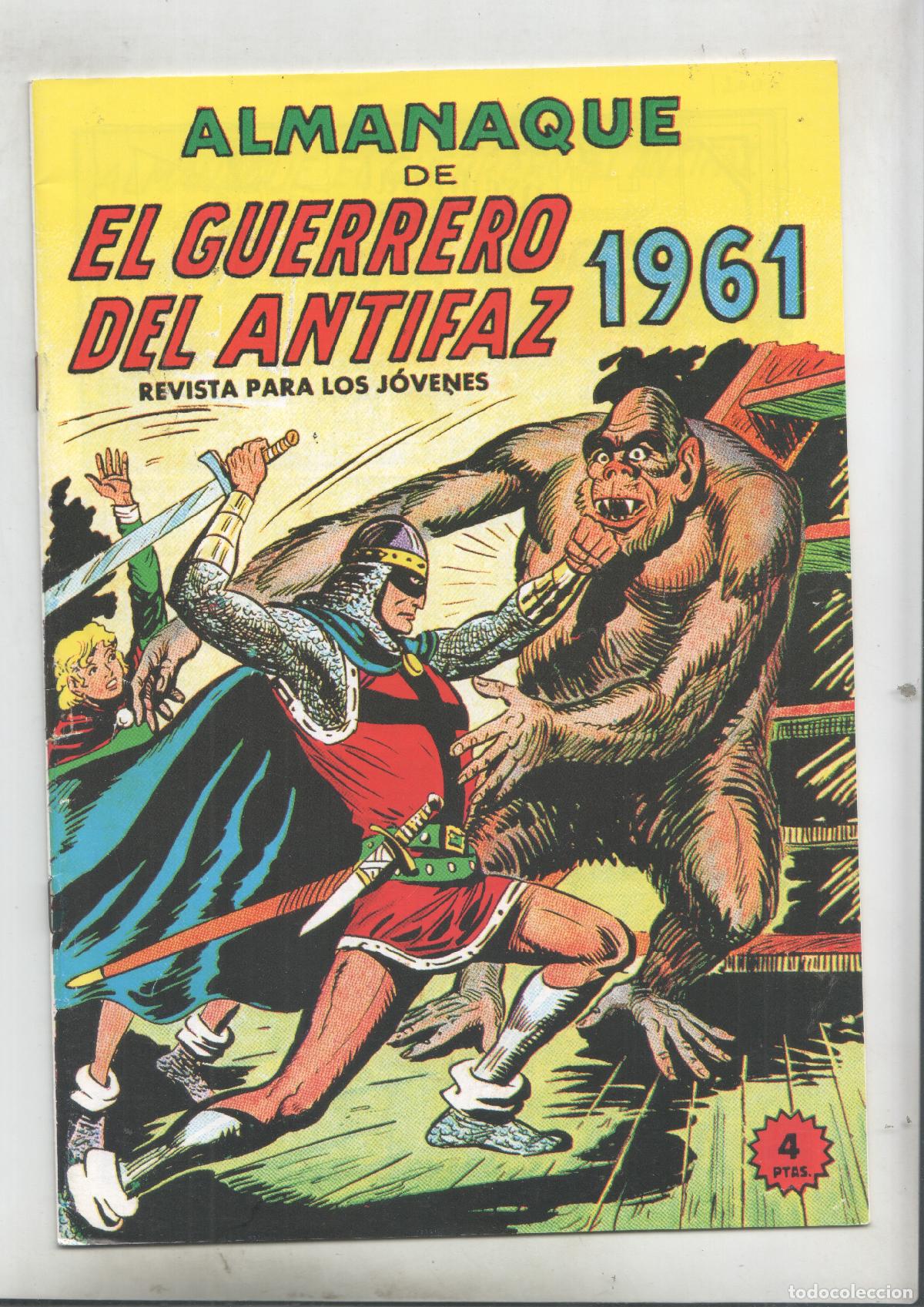 C&oacute;mics: Facsimil: almanaque 1961 de El Guerrero del Antifaz -