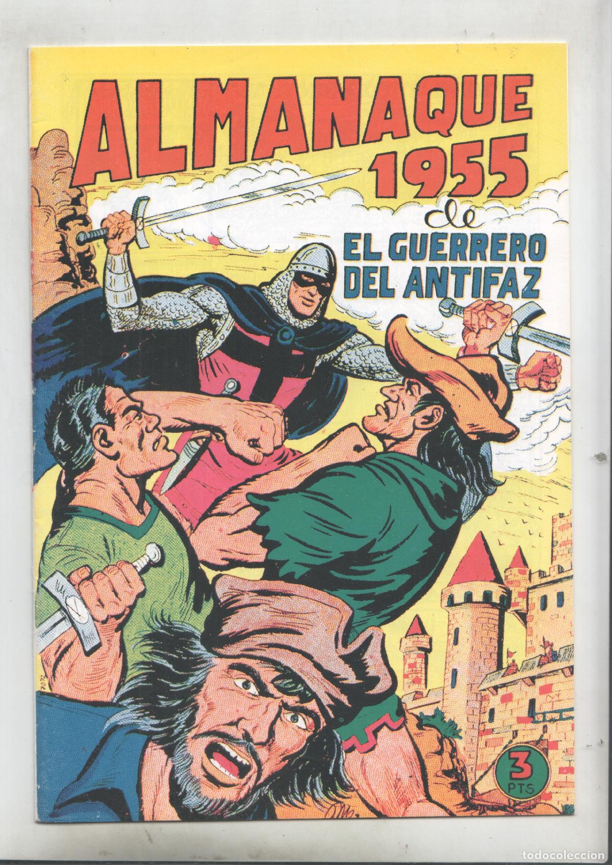 C&oacute;mics: Facsimil: almanaque 1955 de El Guerrero del Antifaz -