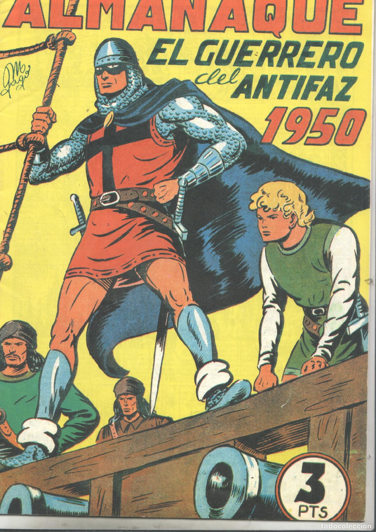 C&oacute;mics: Facsimil: almanaque 1950 de El Guerrero del Antifaz -