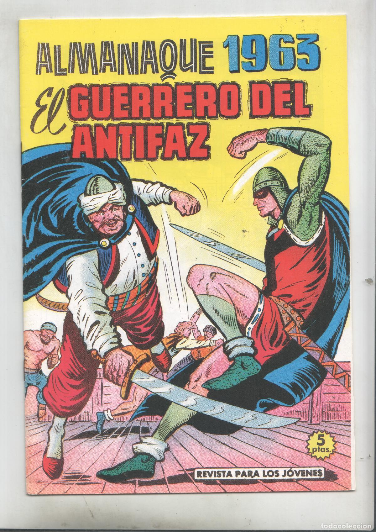 C&oacute;mics: Facsimil: almanaque 1963 de El Guerrero del Antifaz -