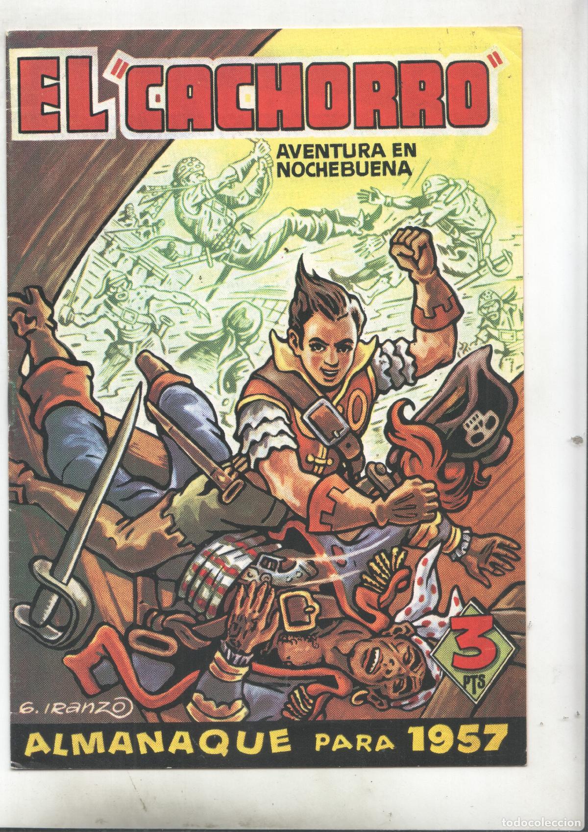 C&oacute;mics: Facsimil: almanaque 1957 de El Cachorro -