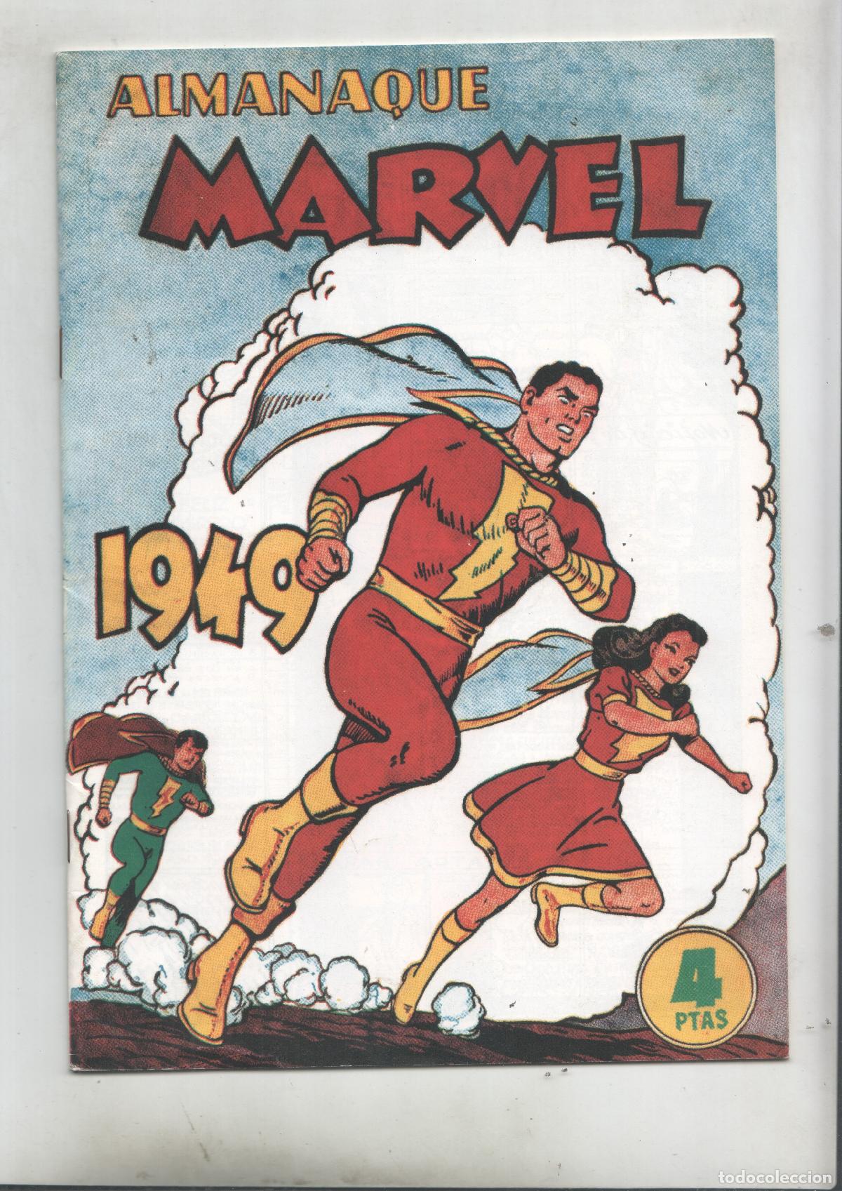 C&oacute;mics: Facsimil: almanaque 1949 de El Capitan Marvel -