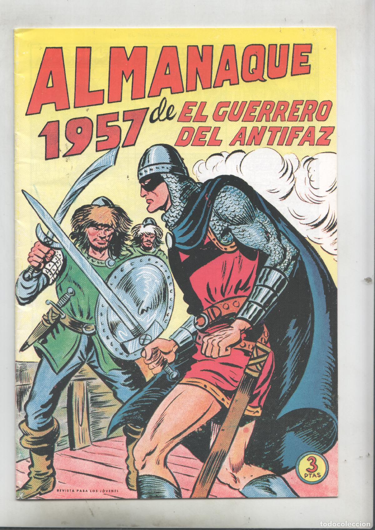 C&oacute;mics: Facsimil: almanaque 1957 de El Guerrero del Antifaz -