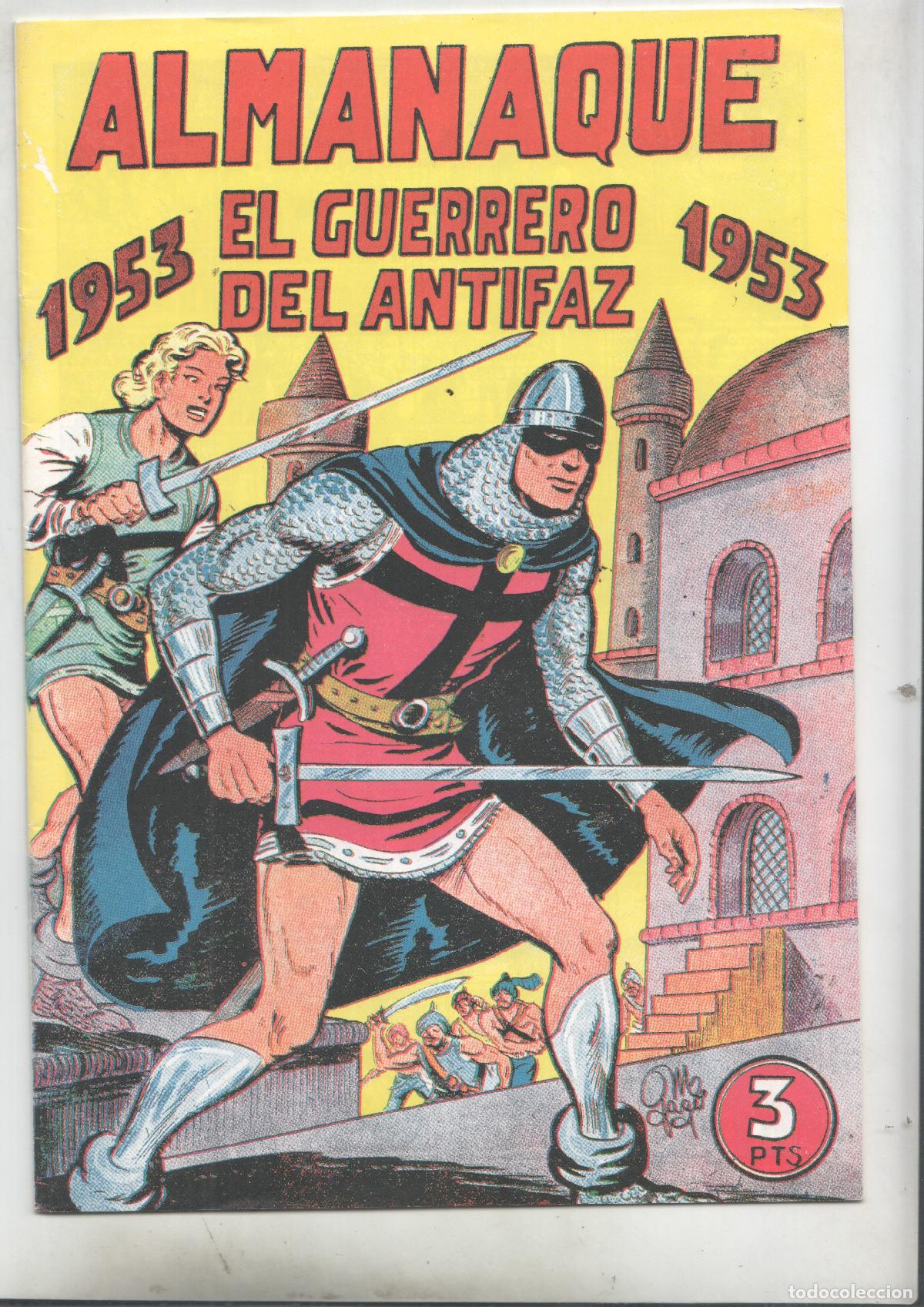 C&oacute;mics: Facsimil: almanaque 1953 de El Guerrero del Antifaz -