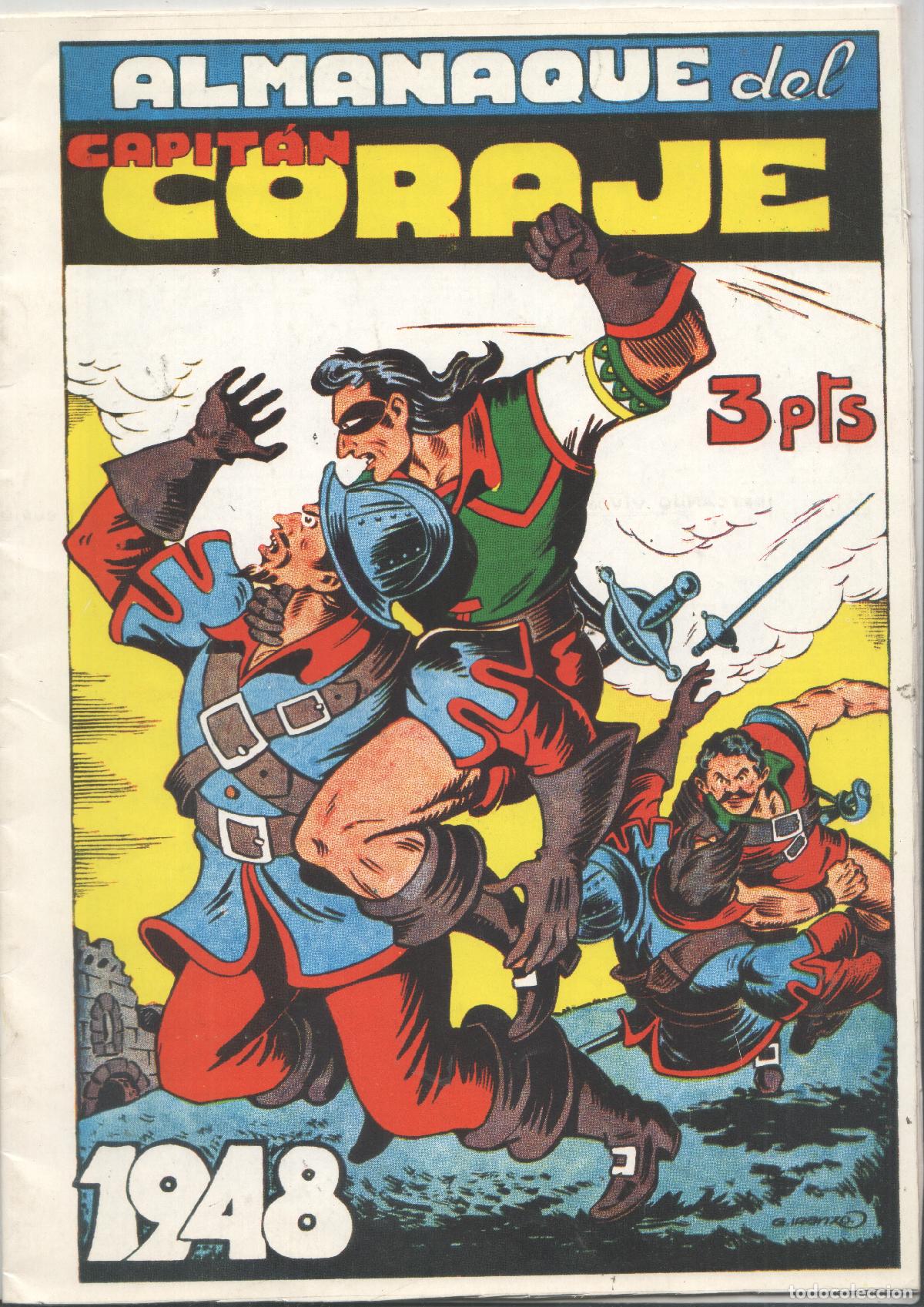 Comics : Facsimil: almanaque 1948 de El Capitan Coraje -