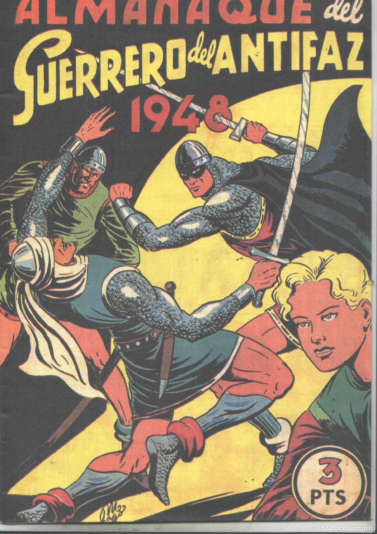 C&oacute;mics: Facsimil: almanaque 1948 de El Guerrero del Antifaz -