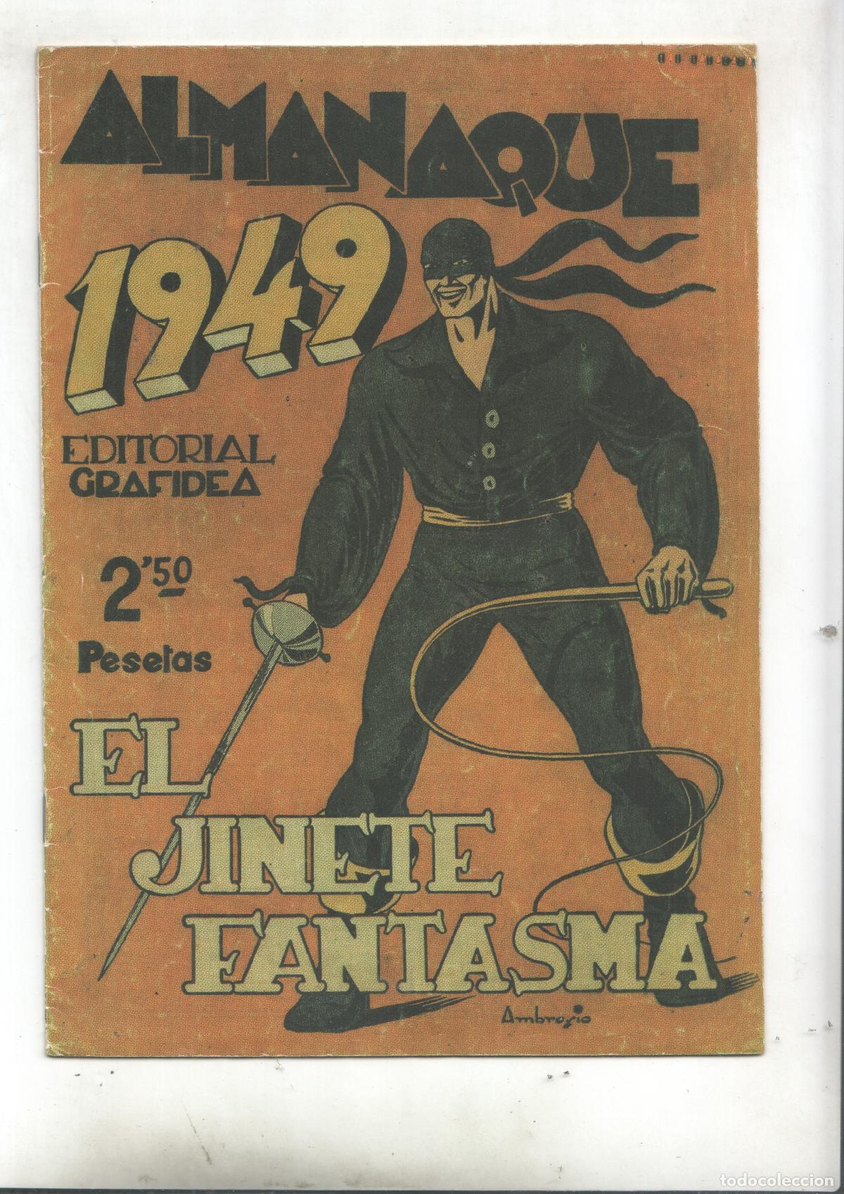 C&oacute;mics: Facsimil: almanaque 1949 de El Jinete Fantasma -