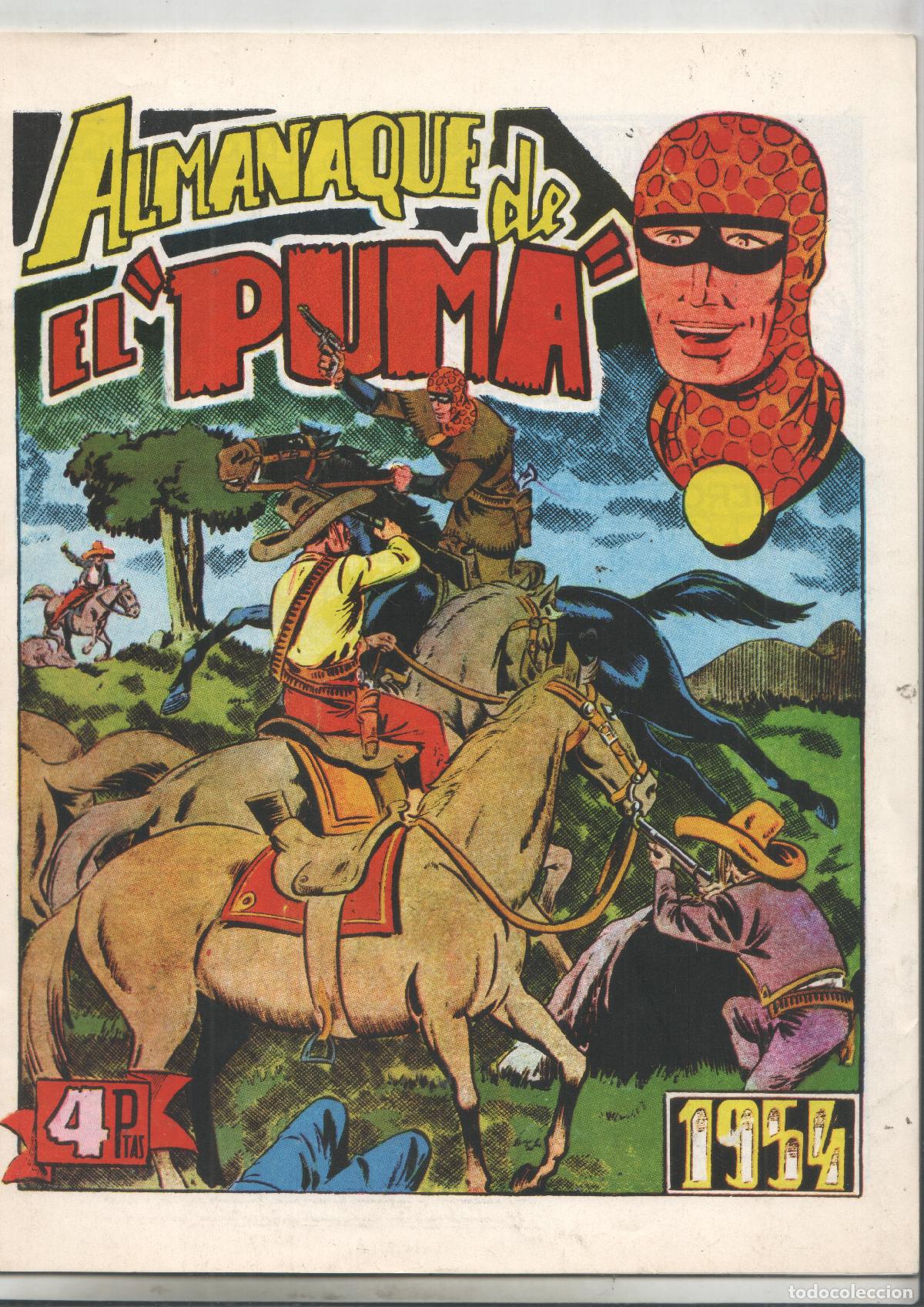 Comics: Facsimil: almanaque 1954 de El Puma -