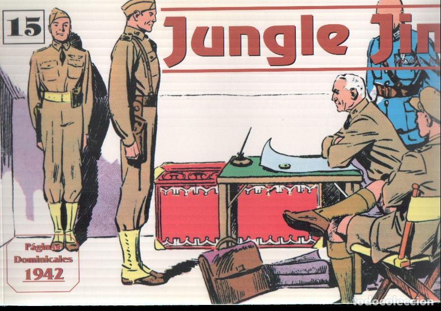 C&oacute;mics: Magerit: Jungle Jim volumen 15 : planchas dominicales 22.2.42 al 13.9.42 - Alex Raymond