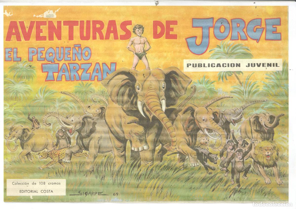 Comics: Coleccion Cromos: Aventuras de Jorge el peque&ntilde;o Tarzan - Gigarpe