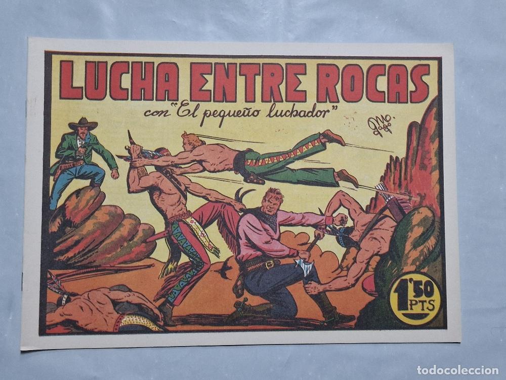 C&oacute;mics: Facsimil: El peque&ntilde;o luchador n&ordm;6 - Lucha entre rocas - Manuel Gago