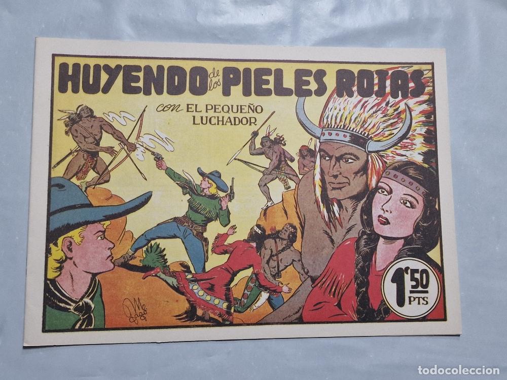 C&oacute;mics: Facsimil: El peque&ntilde;o luchador n&ordm;11 - Huyendo de los pieles rojas - Manuel Gago